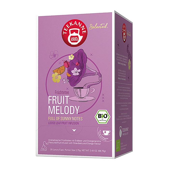 TEEKANNE Bio Luxury Cup Fruit Melody Bio-Tee 25 Portionen
