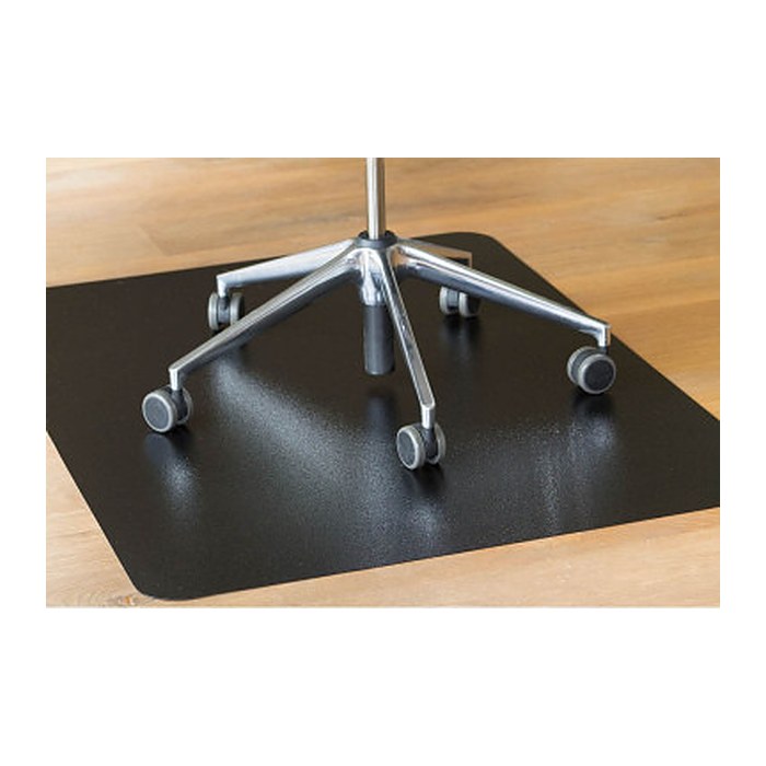 clear style Bodenschutzmatte für glatte Böden Black rechteckig, 122,0 x 92,0 cm
