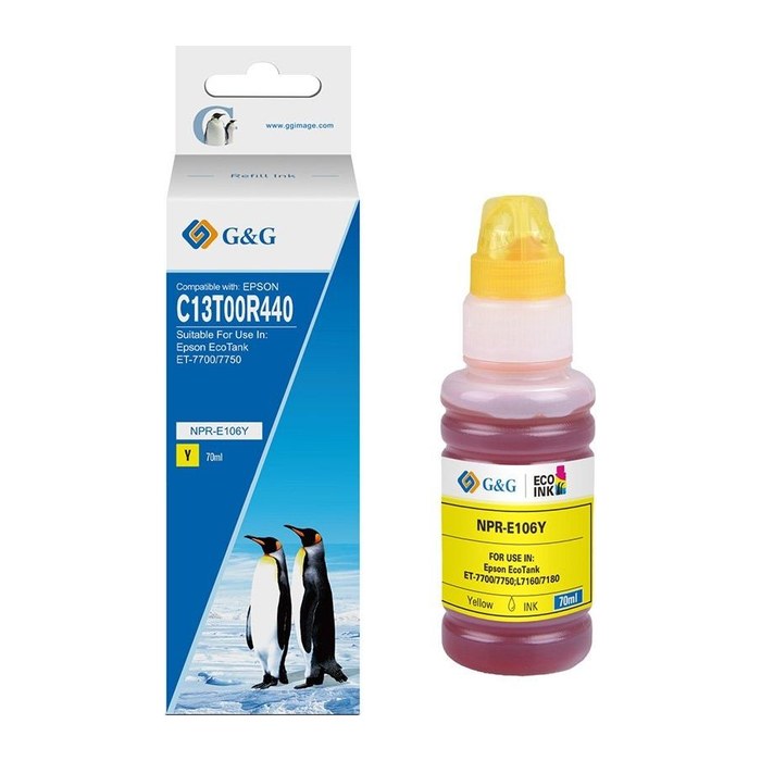 G&G Tintenpatrone EcoTank Tinte komp. Epson 106/C13T00R440