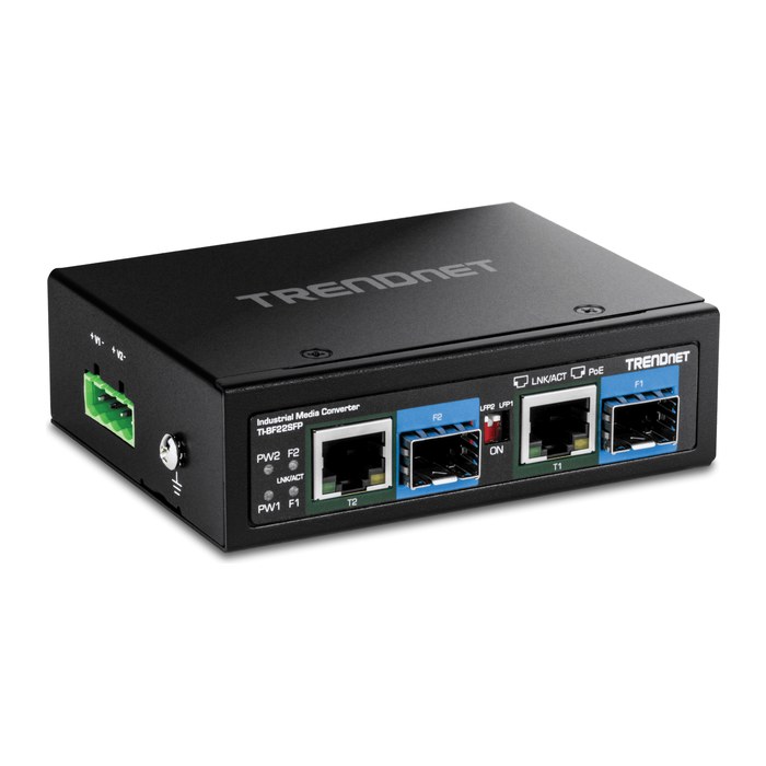 TRENDnet Industrial Medienkonv. 2xSFP->2x1000BASE-T PoE++