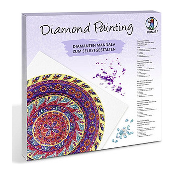 URSUS® Diamond Painting Mandala mehrfarbig