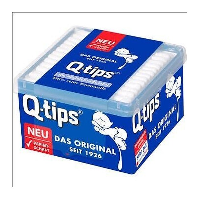 Q-tips® Wattestäbchen weiß, 206 St.