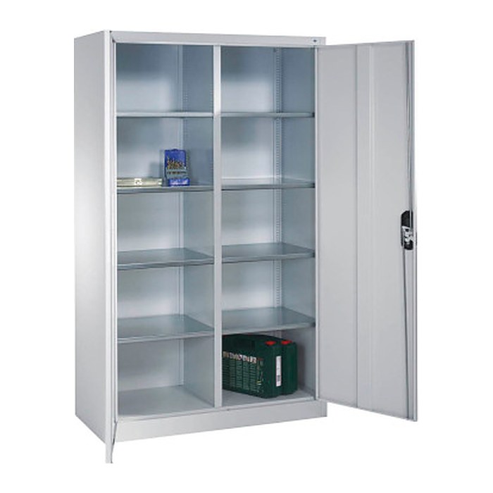 CP Stahlschrank 8931-311 S10121 lichtgrau 4 Fachböden 120,0 x 50,0 x 195,0 cm, aufgebaut, 1 St.