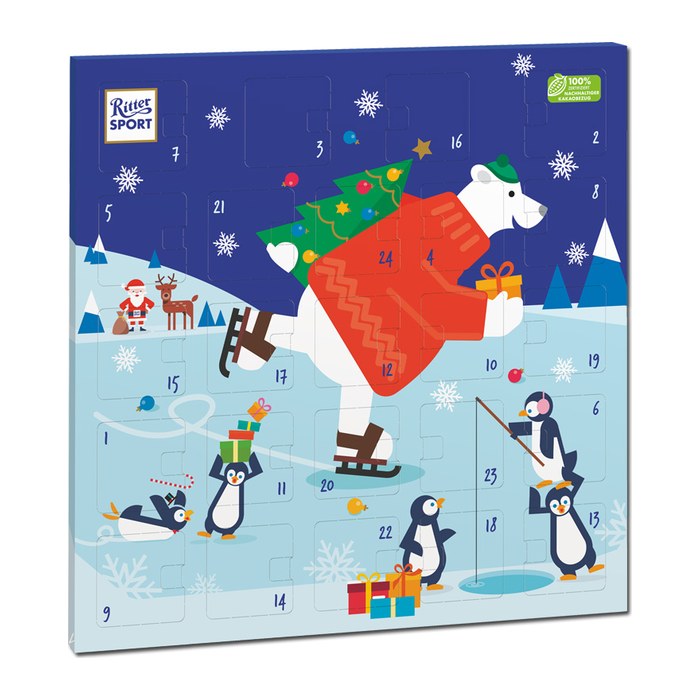 Ritter SPORT Adventskalender 24 St./347 g, 1 St.