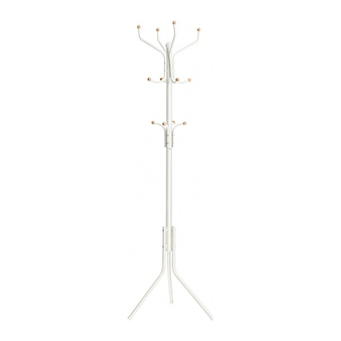 SONGMICS Kleiderständer RCR19W weiß Metall 12 Haken 44,0 x 182,0 cm, 1 St.