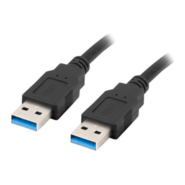 LANBERG USB-A M/M 3.0 Kabel 1,0m schwarz