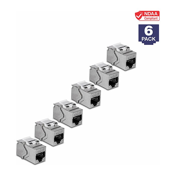 TRENDnet Keystone-Inline Koppler 6er-Pack Cat6A