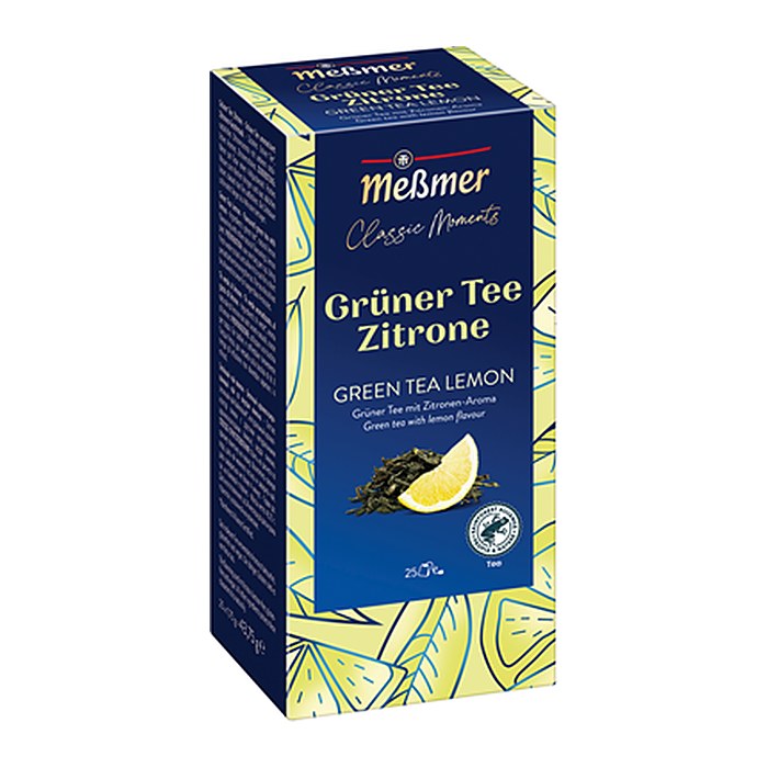 Meßmer Grüner Tee Zitrone Tee 25 Portionen