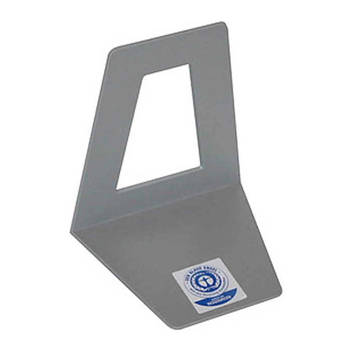 M&M Buchstützen grau 11,0 x 9,5 x 13,0 cm, 1 St.