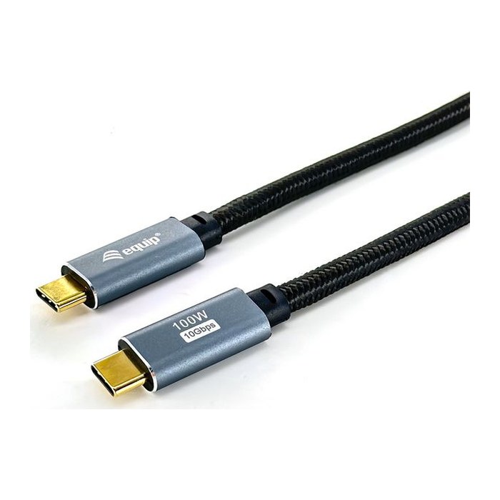 Equip Kabel USB-C3.2->C Gen2 4K PD100W St/St 3.00m schwarz