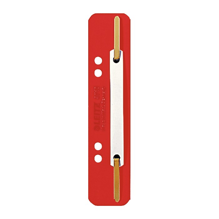 LEITZ Heftstreifen 3710 rot Kunststoff, 250 St.