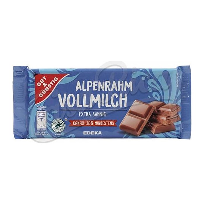 GUT&GÜNSTIG Extra sahnig Schokolade 100,0 g, 1 St.