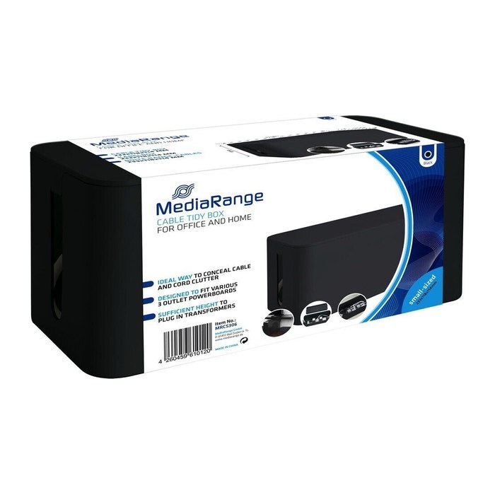 MediaRange Kabelbox 0,23 m schwarz