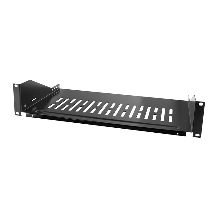 Logilink 19"Fachboden Befestigung nur vorne T=700mm schwarz