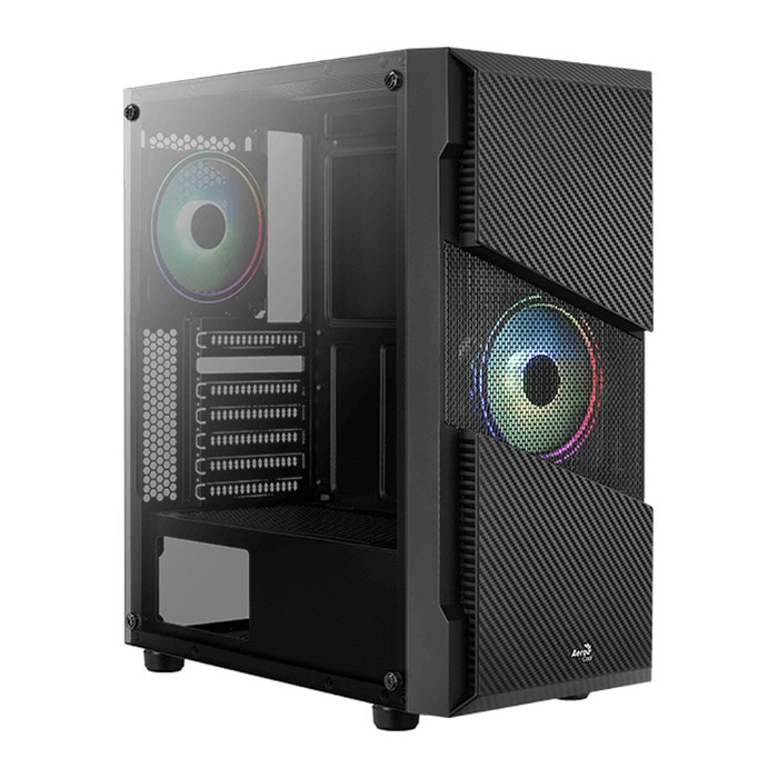 AeroCool Geh Midi Menace RGB/TG Black MicroATX/ATX/MiniITX