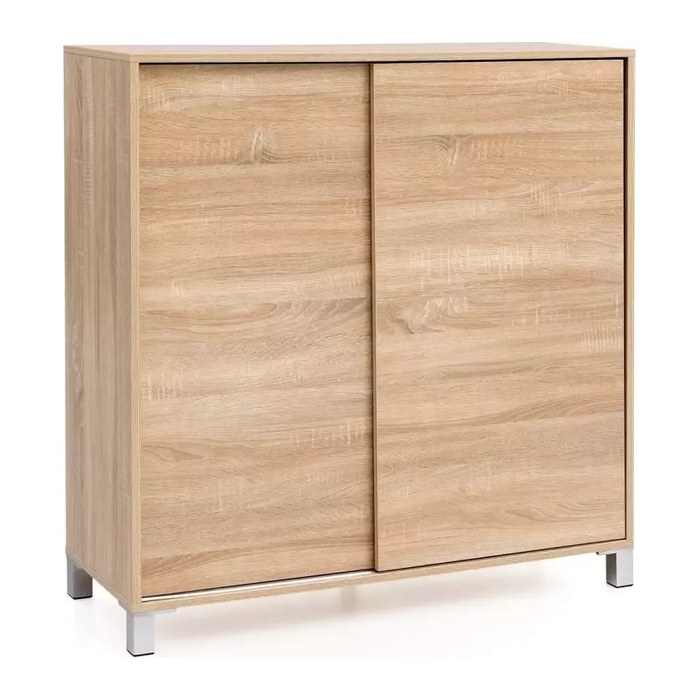 WOHNLING Schuhschrank, WL5.713 sonoma-eiche 4 Fachböden 100,0 x 37,5 x 108,0 cm