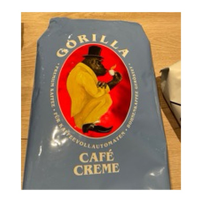 GORILLA Café Creme Kaffeebohnen, Arabicabohnen mild, 1 kg