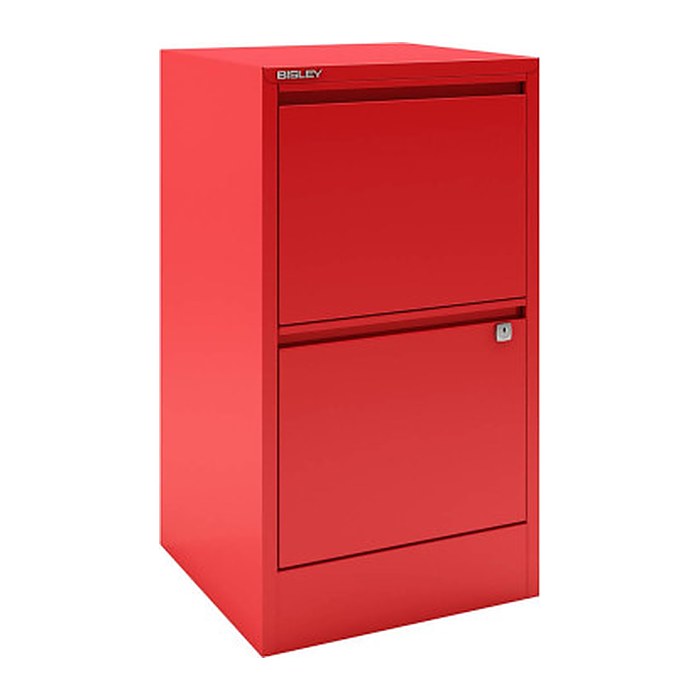 BISLEY Home Hängeregistraturschrank kardinalrot 2 Schubladen 41,3 x 40,0 x 67,2 cm, 1 St.
