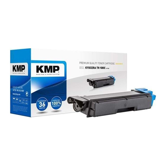 KMP K-T49 cyan Toner kompatibel zu KYOCERA TK-580C