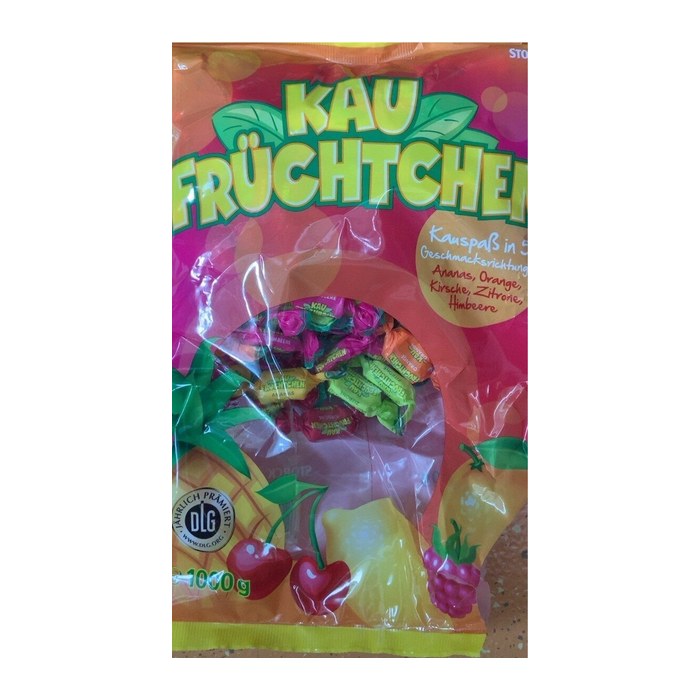 Kaufrüchtchen Kaubonbons 233 St./ 1,0 kg, 1 Pack