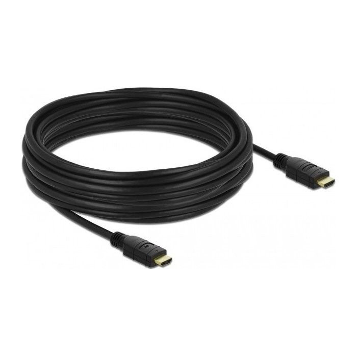 DeLOCK High Speed HDMI Ethernet Kabel 4K 60 Hz HDR 10,0 m schwarz, 1 St.