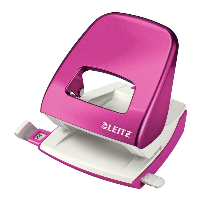 LEITZ Locher NeXXt 5008 WOW pink-metallic, 1 St.