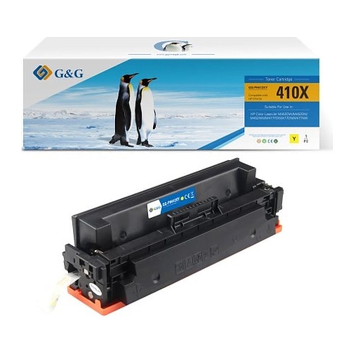 G&G XL-Toner kompatibel mit HP 410X/ CF412X