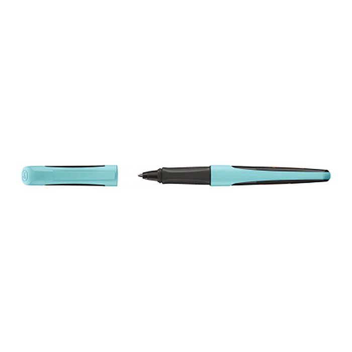 STABILO Kugelschreiber Flow hellblau/schwarz, Schreibfarbe: blau, 1 St.