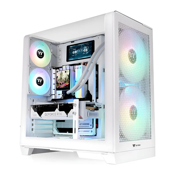 Geh Thermaltake View 390 Air Midi Tower "Snow" White retail