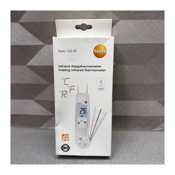 testo 104-IR Infrarot- und Kerntemperatur-Lebensmittelthermometer weiß, 1 St.