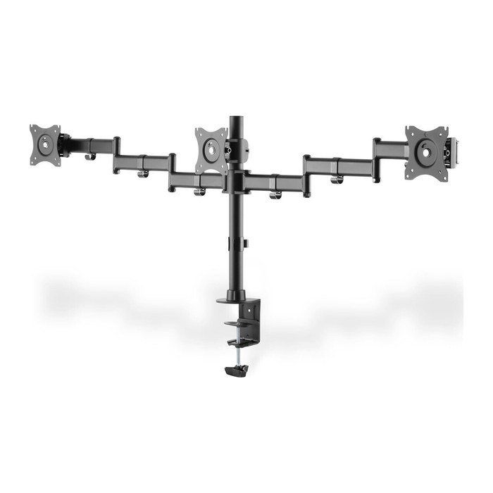 DIGITUS Monitor-Halterung DA-90362 schwarz für 3 Monitore, Tischklemme