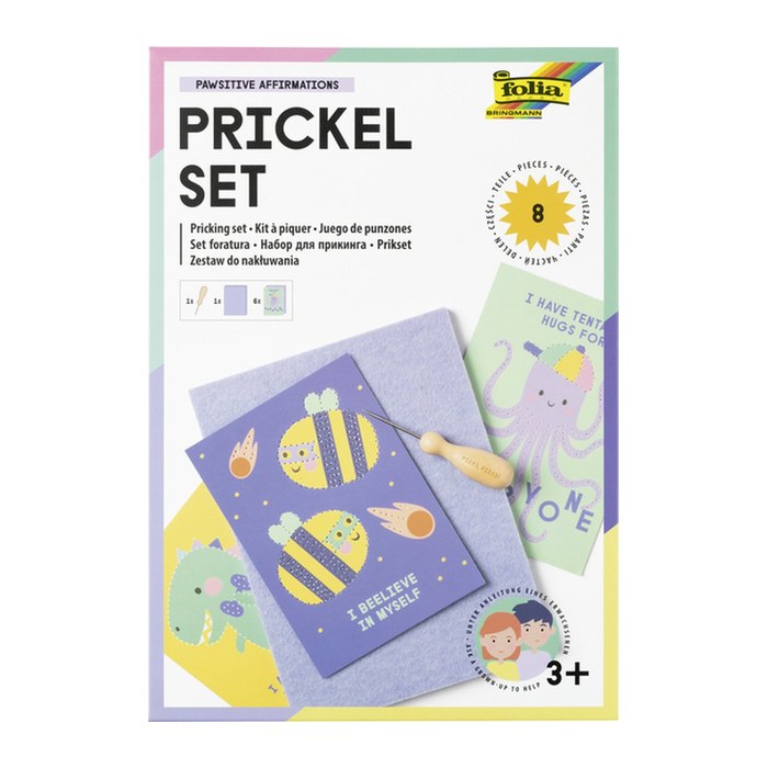 folia Prickelset mehrfarbig