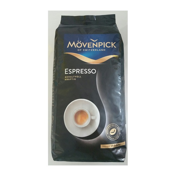 MÖVENPICK ESPRESSO Espressobohnen, Arabica- und Robustabohnen kräftig, 1 kg
