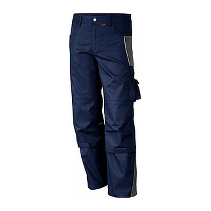 QUALITEX® Herren Arbeitshose „pro mg 245“ marine/grau Größe 52
