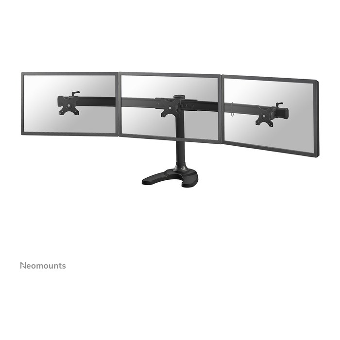 Neomounts Monitor-Halterung FPMA-D700DD3 schwarz für 3 Monitore, Tischbohrung