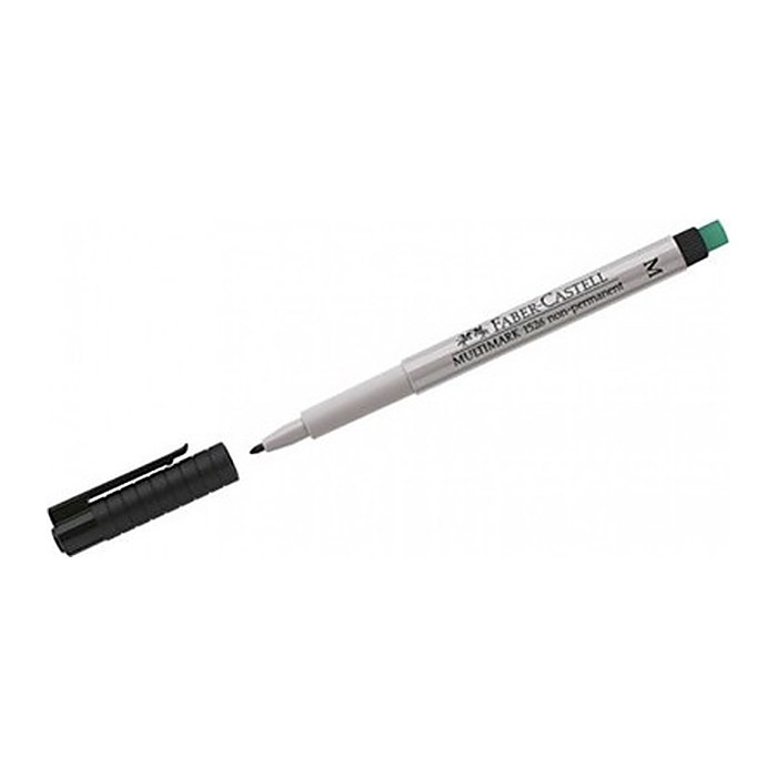 FABER-CASTELL MULTIMARK Folienstift schwarz 1,0 mm non-permanent, 1 St.