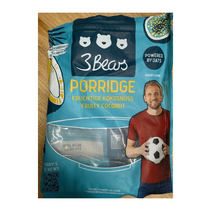 3Bears Porridge - Fruchtige Kokosnuss 400,0 g, 1 St.