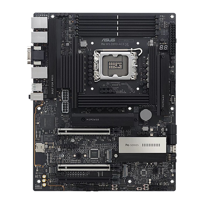 ASUS PRO WS Z890-ACE SE Mainboard, LGA 1851, ATX, Z890, 256 GB