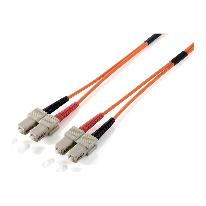 Equip Patchkabel SC->SC 1.00m Singlemode Duplex OS2 gelb Polybeutel