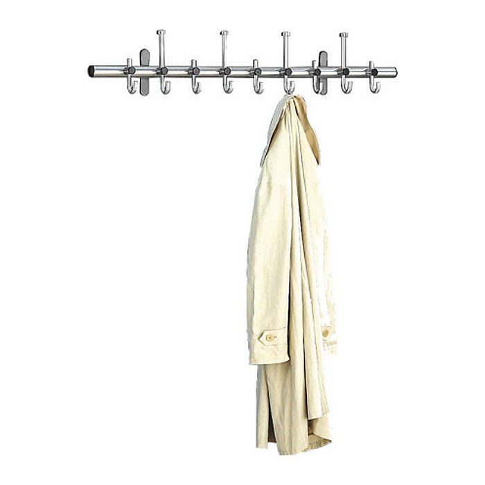 Kerkmann Wandgarderobe Arte 33687081 silber Metall 13 Haken 115,0 x 18,0 cm, 1 St.