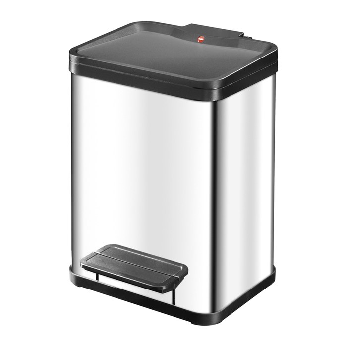 Hailo Öko duo Plus M Mülltrenner 2x 9,0 l edelstahl, 1 St.