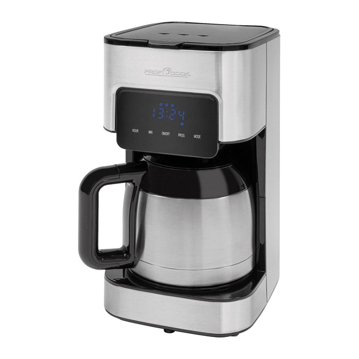 ProfiCook PC-KA 1191 Kaffeemaschine silber, 8-10 Tassen
