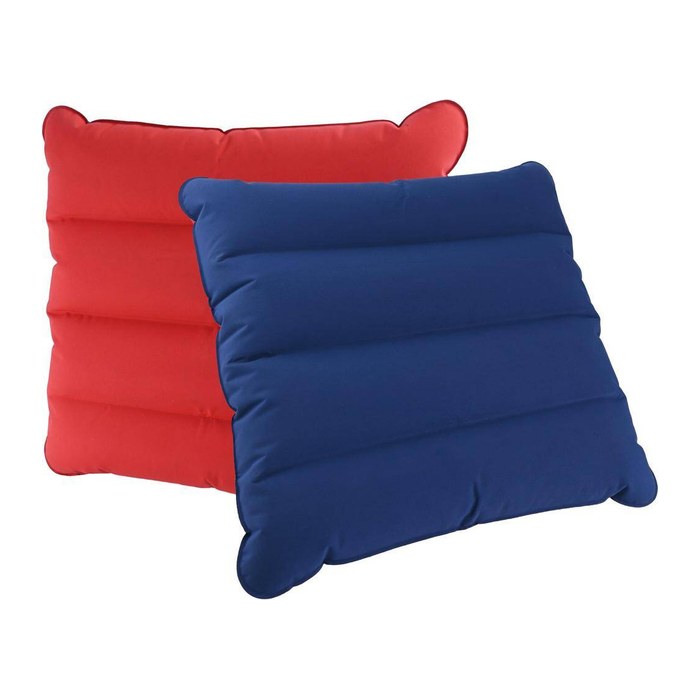 HAPPY PEOPLE® Sitzkissen aufblasbar blau, rot 35,0 x 35,0 cm, 1 St.