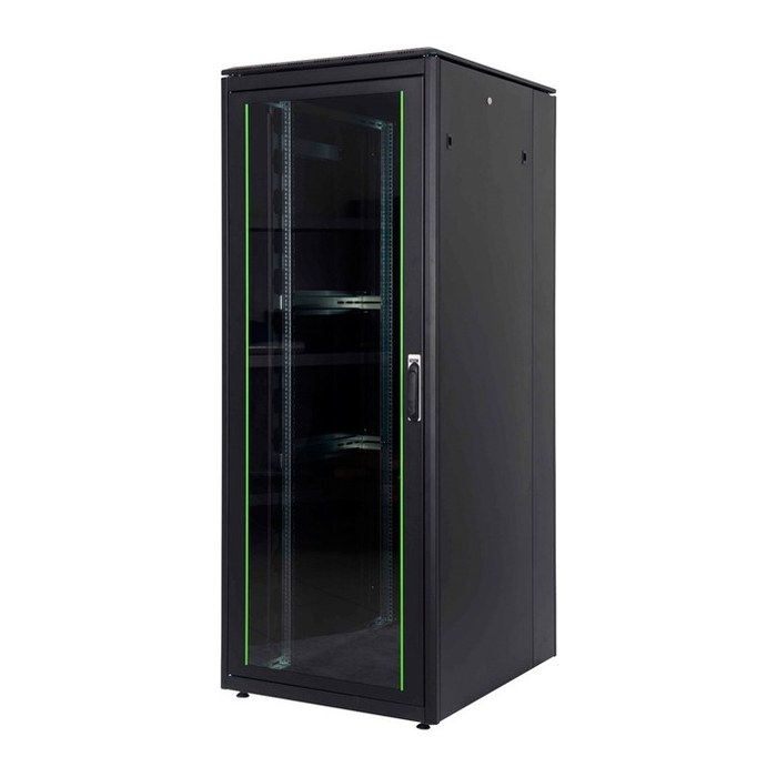 DIGITUS Netzwerkschrank Unique 42HE 2053x800x1000mm schwarz (Speditionsversand)
