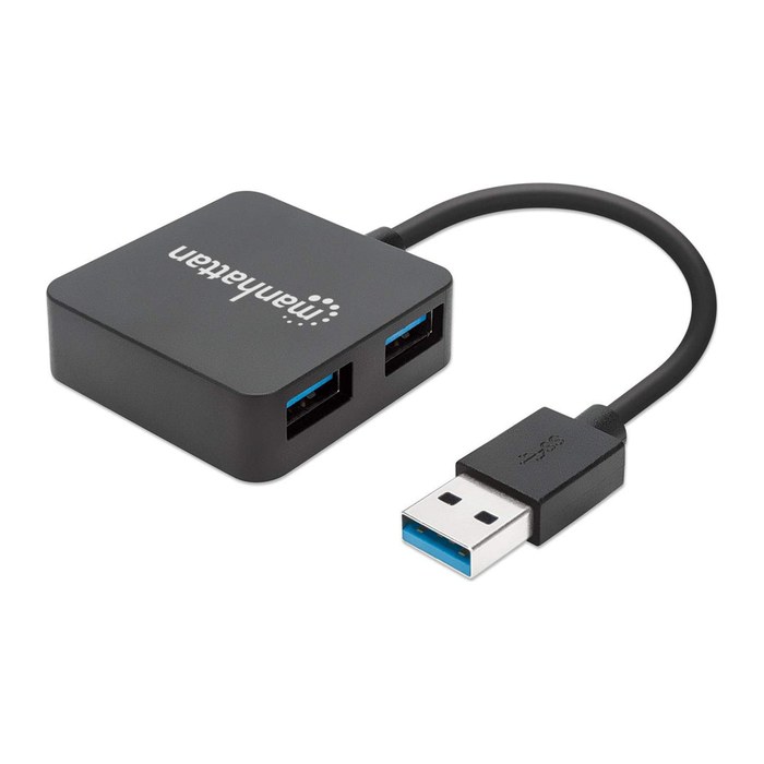 MANHATTAN USB-HUB 4-Port USB 3.0 schwarz