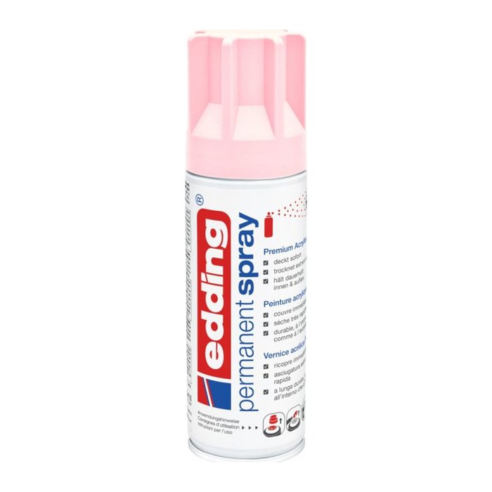 edding 5200 Acrylspray Sprühfarbe pastellrosa matt, 1 St.