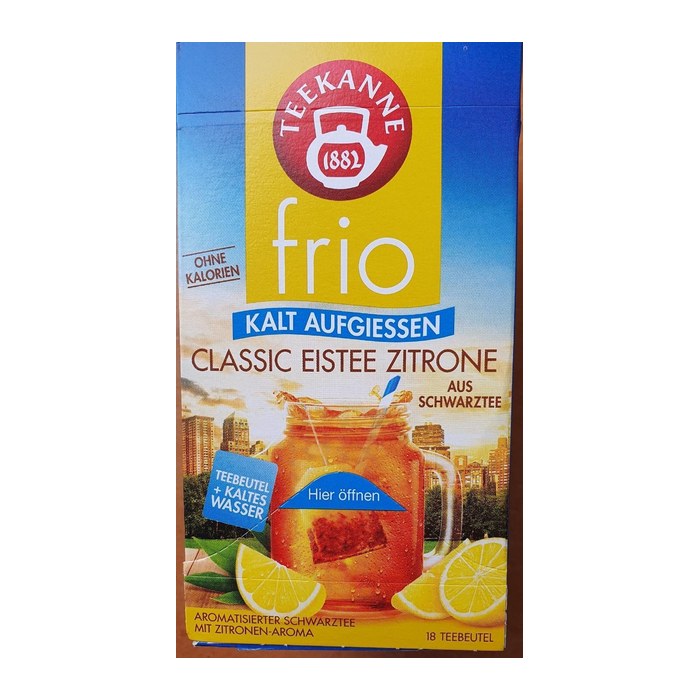 TEEKANNE frio CLASSIC EISTEE ZITRONE Tee 18 Portionen