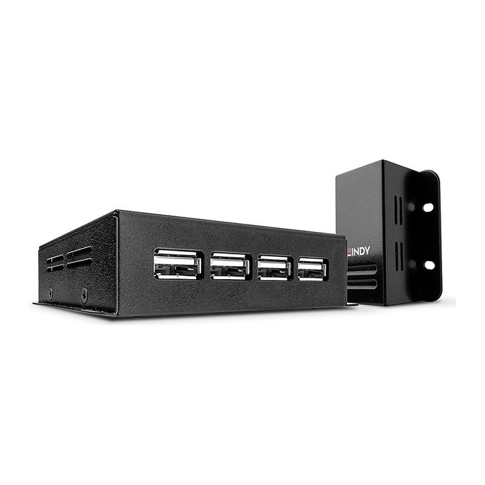 LINDY Extender USB 2.0 Cat5 Power over RJ45 4 Port 50m