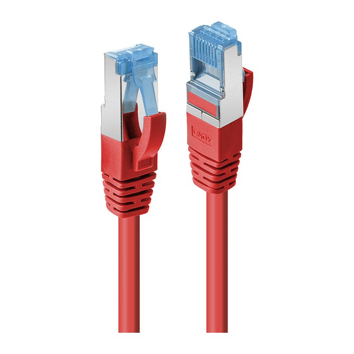 LINDY Patchkabel Cat6A S/FTP PIMF LSZH rot 0.50m