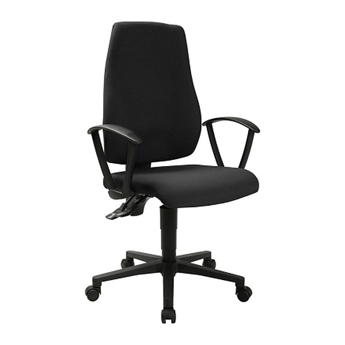 Topstar Bürostuhl MAXX 500, M500RG20 Stoff schwarz, Gestell schwarz